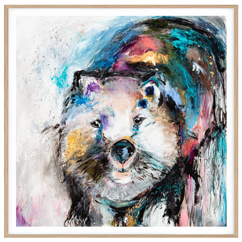 Hudson the Wombat by Caz Sroczynski | Art by Caz | Art Print