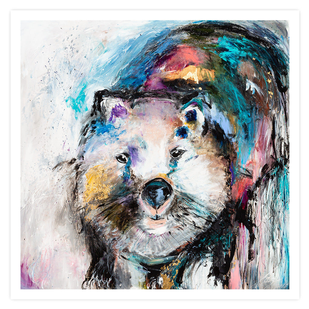 Hudson the Wombat by Caz Sroczynski | Art by Caz | Art Print